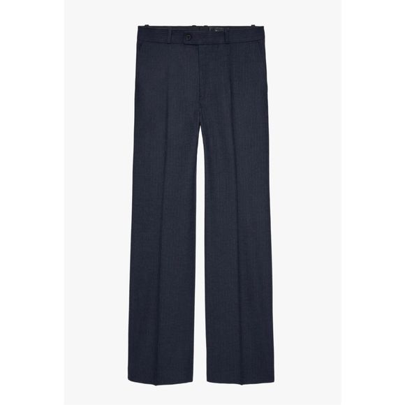 Zara Limited Edition 2-Piece Set Pinstripe Jacket & Low Rise Menswear Style Pant - Picture 7 of 15